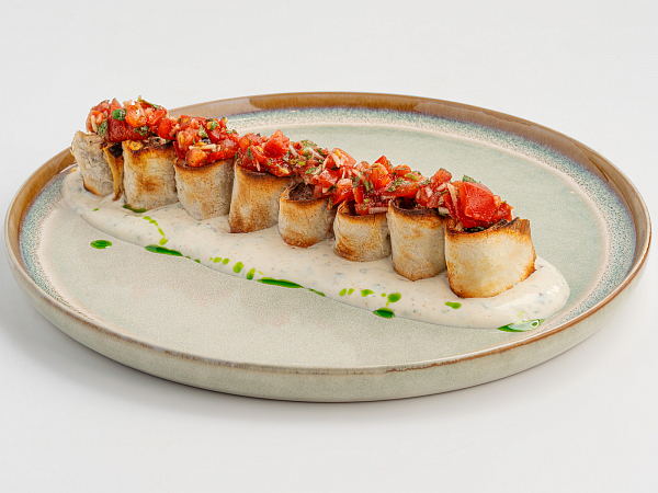 Люля-кебаб из говядины в лаваше 