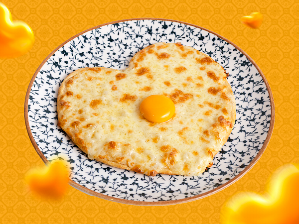 Хачапури по-аджарски сердце