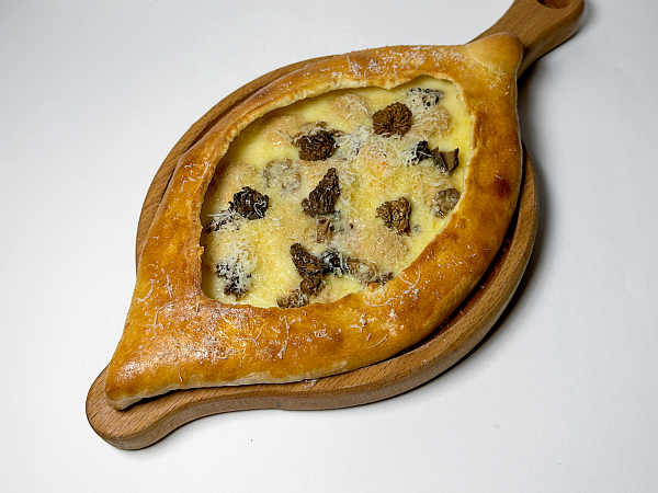 Хачапури со сморчками